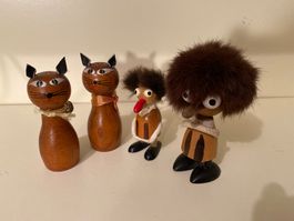 4 Mid Century Klassiker Figuren