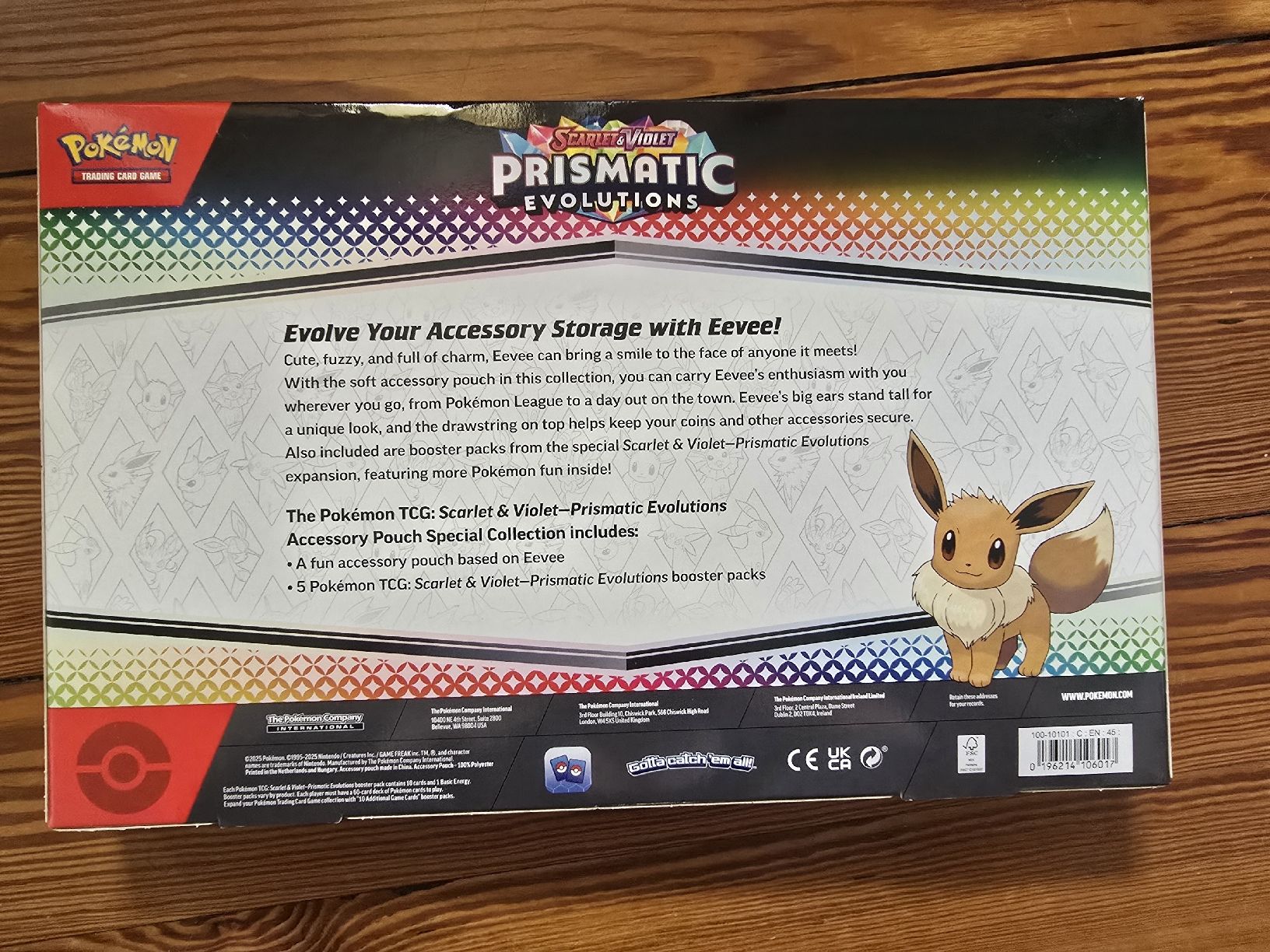 Pokémon Carte collezionabili: Coffret Pokémon Prismatic Evolutions Eevee neuf scellé – Nuovo e nell'imballaggio originale da Neuchâtel venduto da mag_q5kc 3
