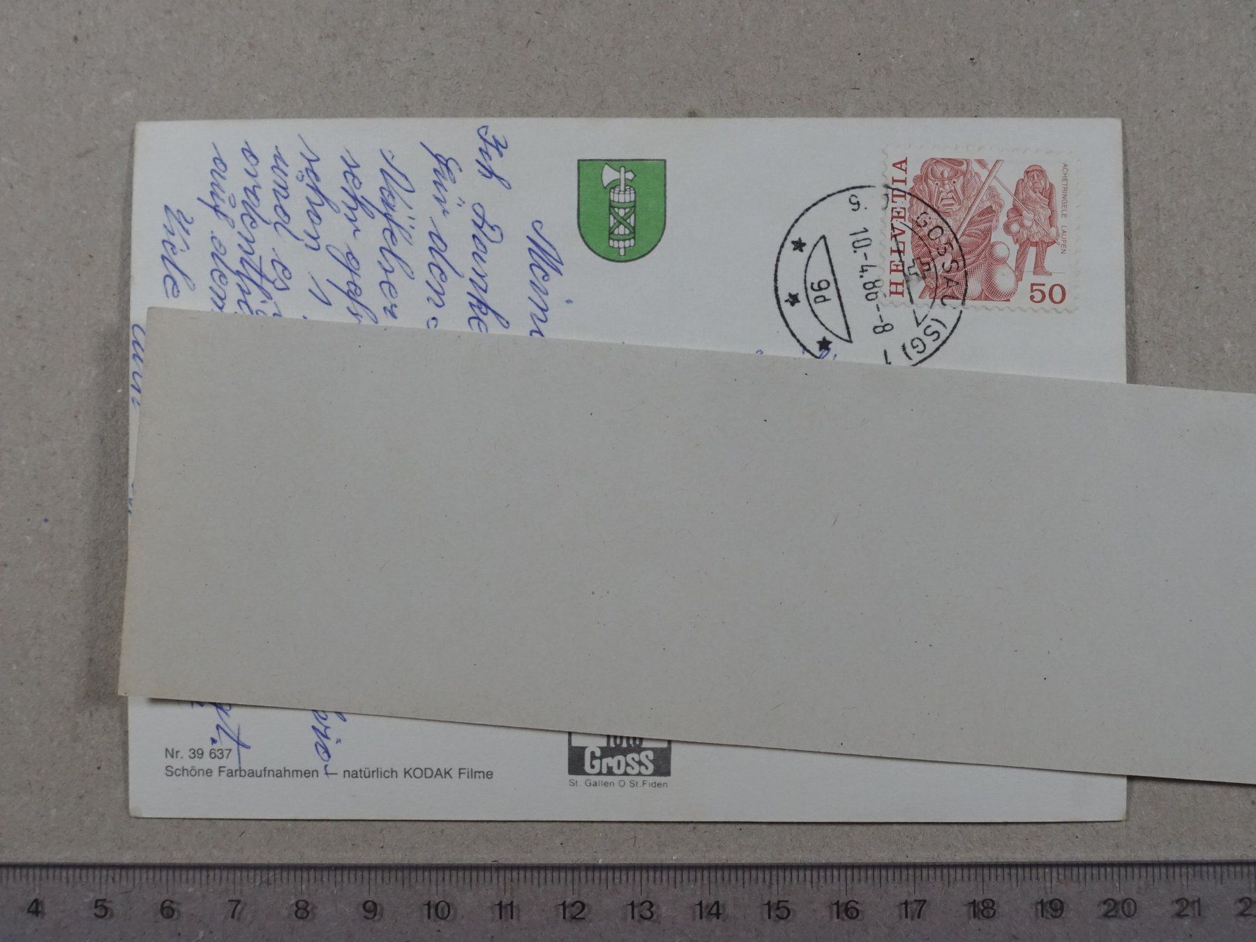 Cartes postales: Gossau SG, 1986 – D'occasion à Lenzburg par fh1 1