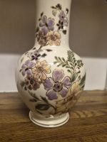 Zsolnay Vase, Handbemalt, Blumenmuster, 1900 antik, Top! (53