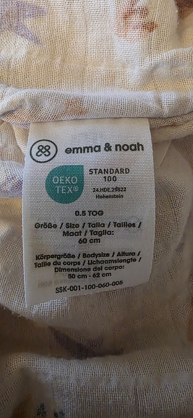 Schlafsäcke: emma & noah Schlafsack 0.5 TOG 60cm – Neu (gemäss Beschreibung) aus Suhr von Design_by_Debi 1