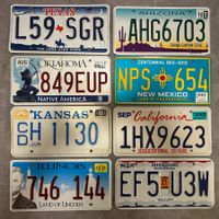 🇺🇸 U.S. Route 66 - 8x Autoschilder