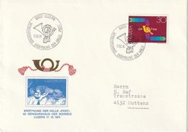 Sonderstempel Eröffnung  Halle der Post 1974