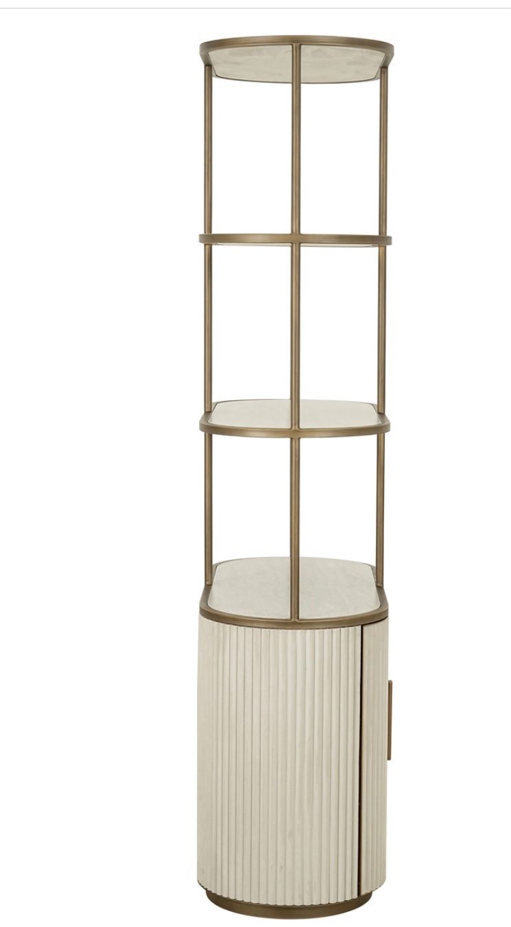 Armadi: RICHMOND INTERIORS***Display cabinet Tivoli white – Nuovo e nell'imballaggio originale da Ruswil venduto da Miami-2026 2