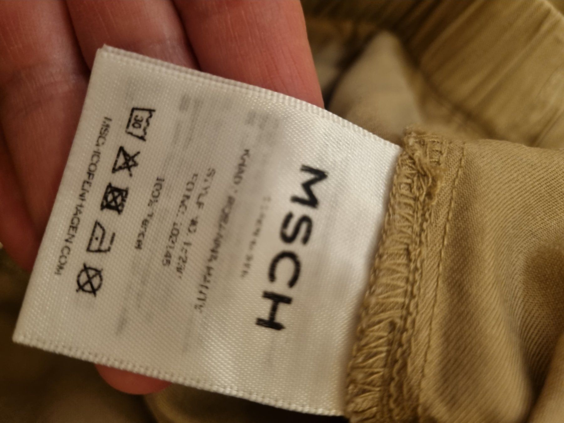 Pantaloni: MSCH Hose XS beige, 100% Tencel – Usato da Zürich venduto da zimmi_o 3