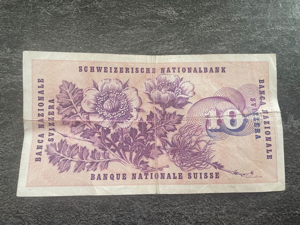 Ancien billet de 10 CHF Kaufen auf Ricardo