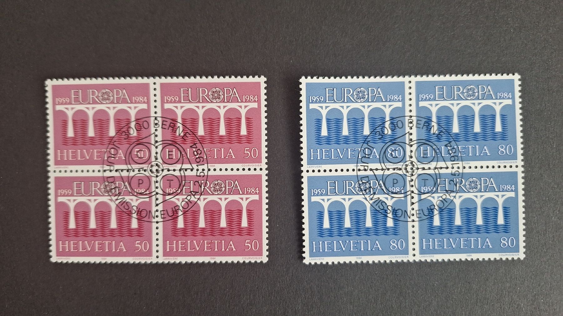 Tutti i francobolli: 1984 4er Blocksatz mit ET-Stempel – Nuovo (secondo la descrizione) da Pratteln venduto da walti-6060