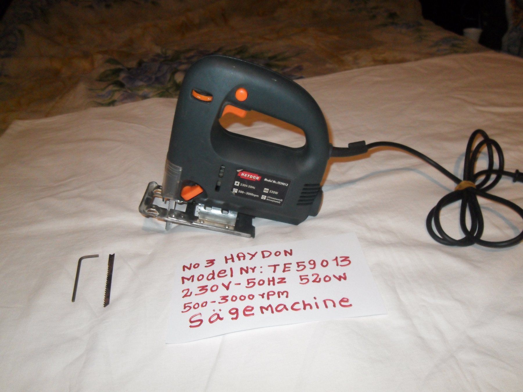 Sägen: (NO3)säge machine HAYDON  Model Ny: TE59013 /520 wt – Gebraucht aus Zuchwil von t.rachel 7