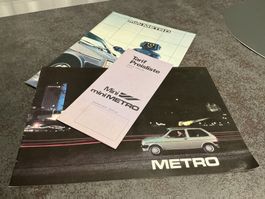 Mini Metro Prospekte 80ziger
