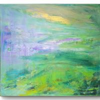 Gemälde auf Leinwand 100x80cm, goldenen Unikat!!!