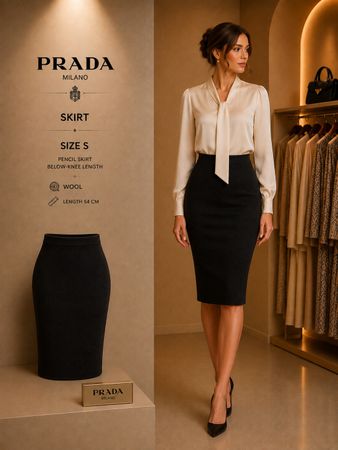 Damen Rock Prada, Gr.S, Top Zustand