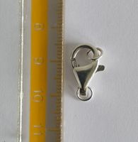 Karabinerverschluss 15x8mm  Silber 925