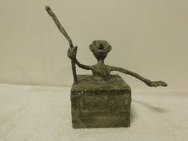 Skulptur Figur Mann aus Beton Unikat Handarbeit Kunst Dek...