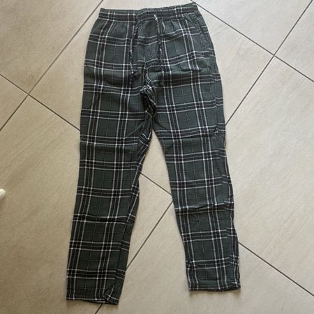 Pantalon de pyjama H&M à carreaux vert taille S