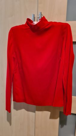 Sandro Paris Rote Bluse, Grösse 1,Neuwertig