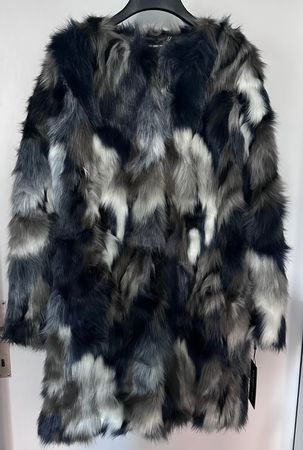 Karl Lagerfeld Kunstpelz-Mantel (Faux Fur) Gr. S NEU