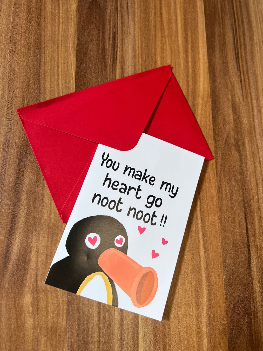 Karten: PINGU LOVE GRUSSKARTE – Neu und originalverpackt aus chiasso von Wulli