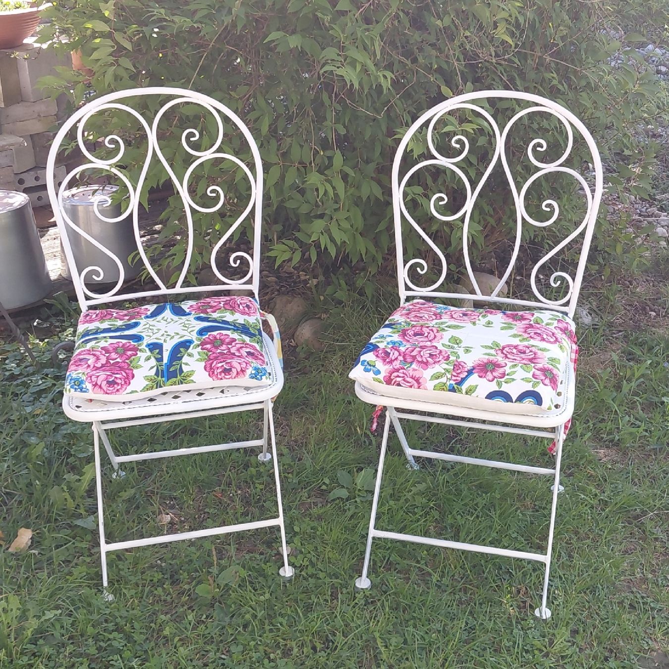 Sedie: 2Gartenstühle weiss – Usato da zuchwil venduto da parson65 1