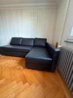 FRIHETEN Eckbettsofa schwarz (1 Jahr gebraucht)