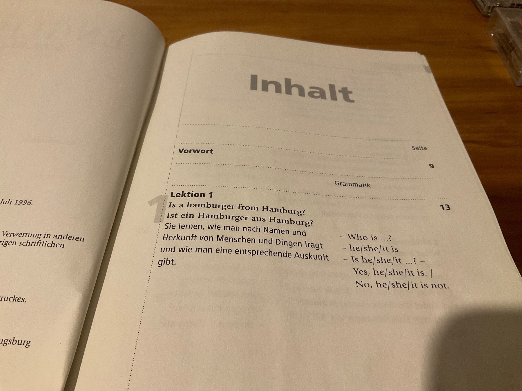 Bücher: Englisch Schnellkurs: Buch mit 3 Kassetten – Gebraucht aus Wetzikon ZH von CZ. 1