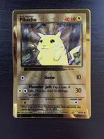 Pokemon 25th Anniversary - Pikachu Gold Promo EN