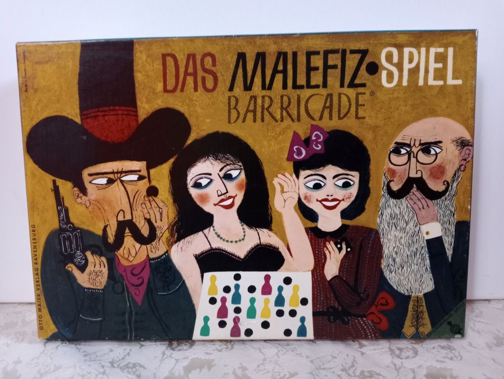 Malefiz Brettspiel um 1960 komplett mit Anleitung | Kaufen auf Ricardo