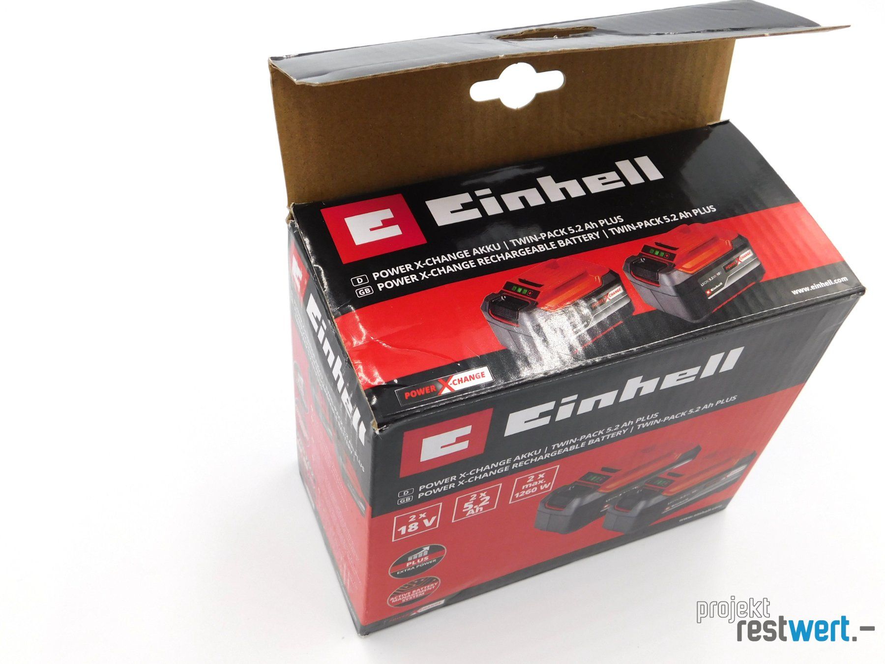 Einhell Caricatori & Batterie: Power X-Change Akku Twin-Pack von EINHELL – Nuovo (secondo la descrizione) da Bülach venduto da restwert_buelach 6