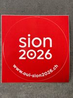 AUFKLEBER ABZIEHBILD OLYMPIA 2026 SION WALLIS VALAIS