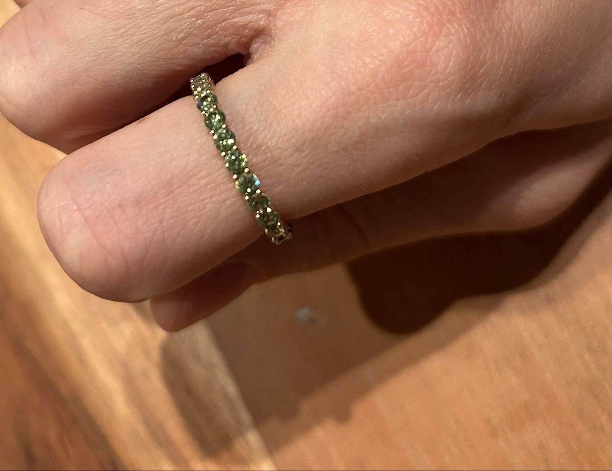 Swarovski Anelli: Swarovski Matrix Ring Grün – Usato da Münsingen venduto da ori_6yqj 1