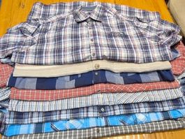 3XL - Grösse, 8er SET Kurzarm Hemden für Herren