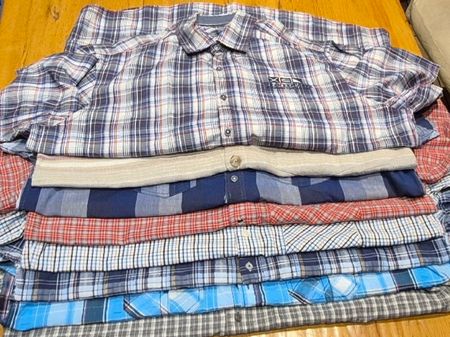 3XL - Grösse, 8er SET Kurzarm Hemden für Herren
