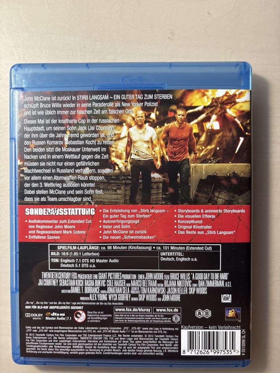 Alle DVDs: Bruce Willis - Stirb Langsam - Extended Cut - Top Zustand – Gebraucht aus Ruswil von Slivio_ 1
