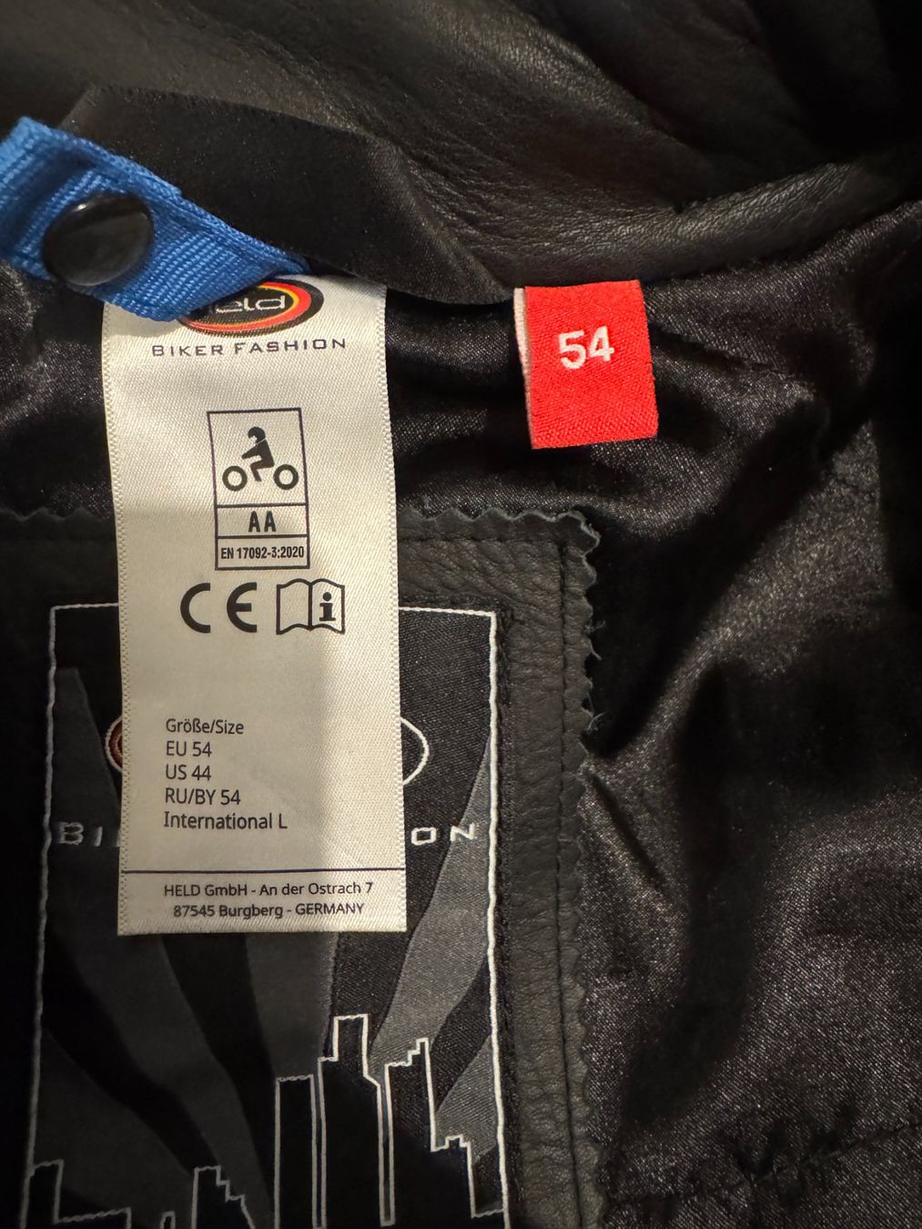 Held Giacche: Held Heyden Motorrad Lederjacke – Usato da Steffisburg venduto da maenuD01 2