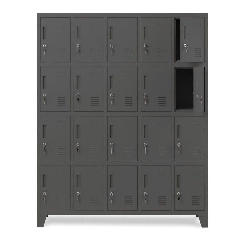 Schränke: Schliessfachschrank 20 Fächer - Spind - Anthrazit - Schrank – Neu und originalverpackt aus Wallenwil von toesstal-vertrieb 5