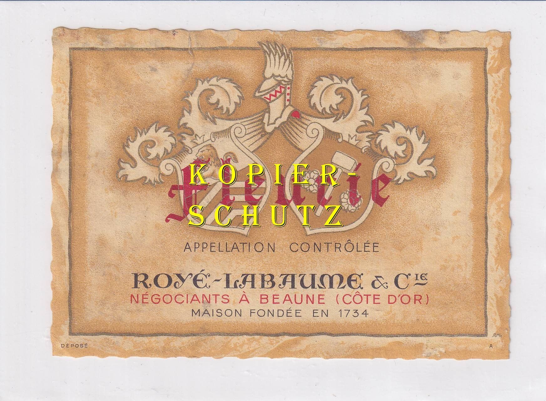 Carta: Etikette - Fleurie /bd – Usato da Hombrechtikon venduto da Rudolf07