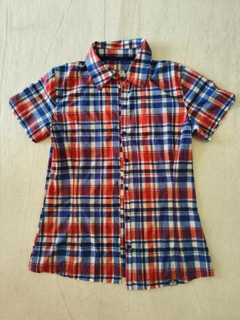 McKinley Hiking Wanderbluse Gr 34 Damen, mit Elastan kariert