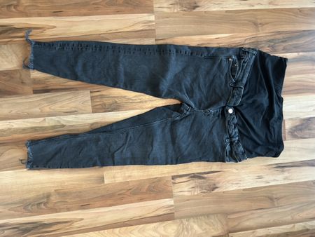 River Island Umstandsjeans schwarz (Gr. 44; Top Zustand!)