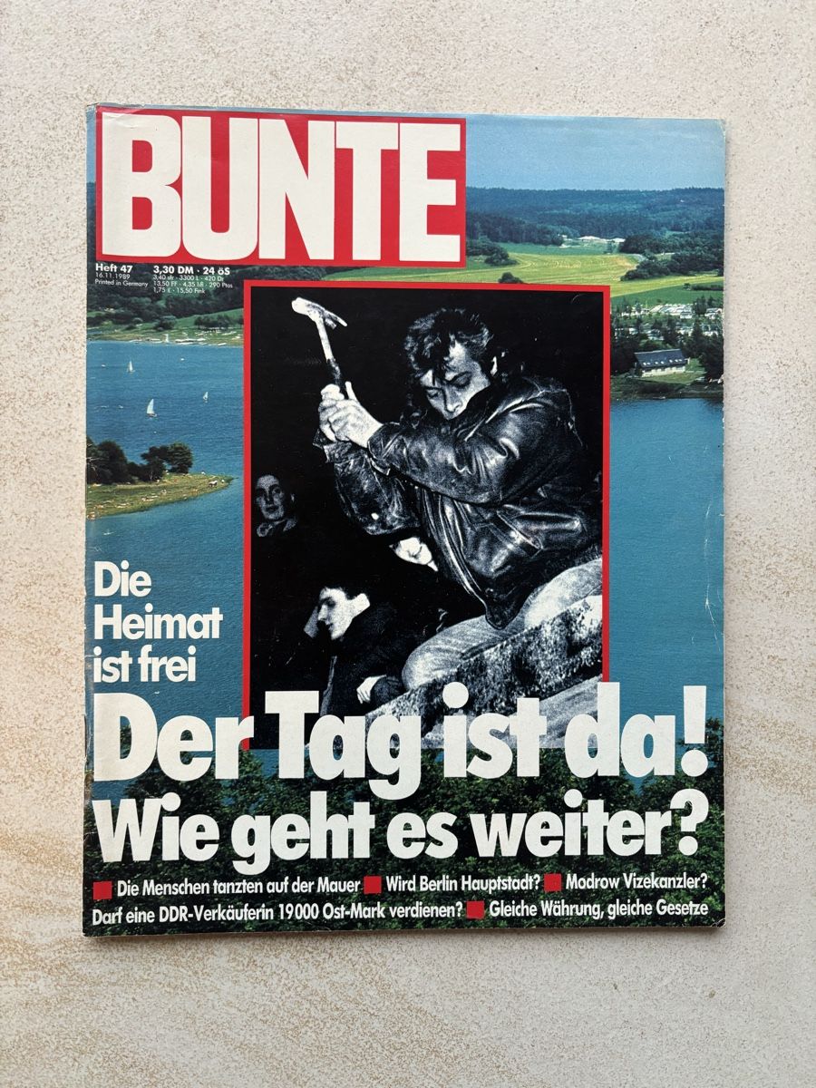 Riviste & Magazine: Zeitschrift Bunte nach Mauerfall, 16.11.1989 – Usato da Oberengstringen venduto da exmex