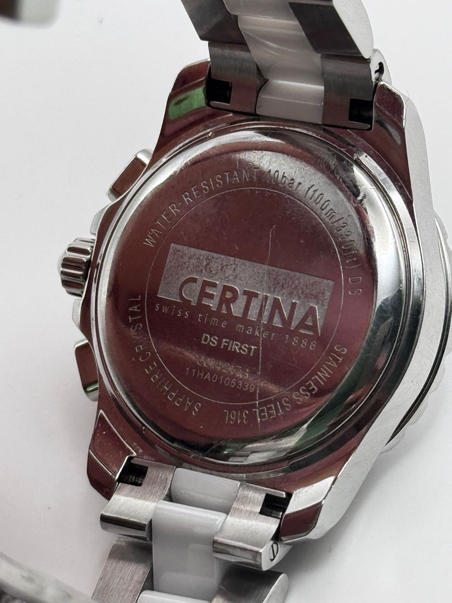 Certina Orologi: Certina DS First Damenuhr Chronograph – Usato da Hunzenschwil venduto da MeliT 4