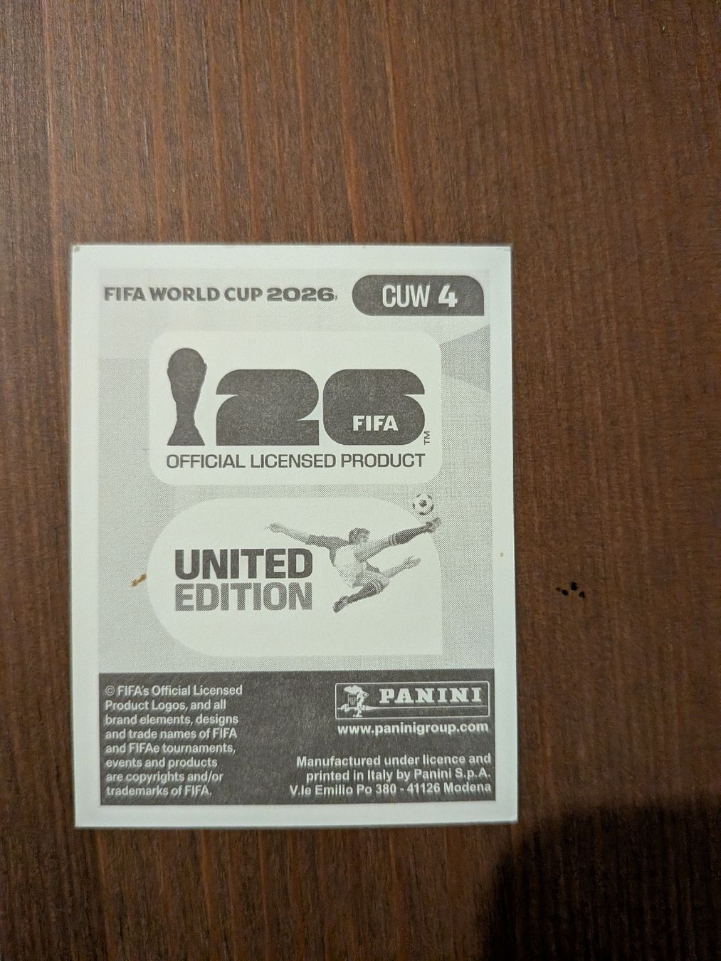 Panini Carte collezionabili: Panini Bild CUW 4 – Usato da Eschenbach SG venduto da SanFranciscoCalifornia 1