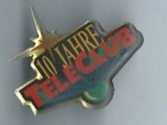 Tele Club 10 Jahre Pin