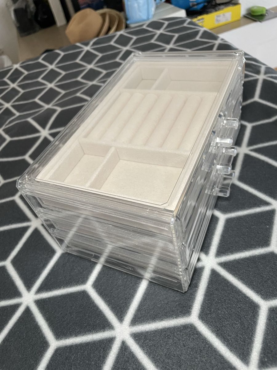 Schmuckkästen: Schmuckkasten transparent 3 Schubladen  – Gebraucht aus Rheineck von cha_p9qy 2