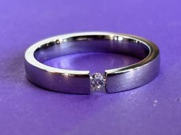 Edelstahl Ring klassisch (61)
