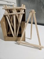 Set Miniatur Staffeleien aus Holz