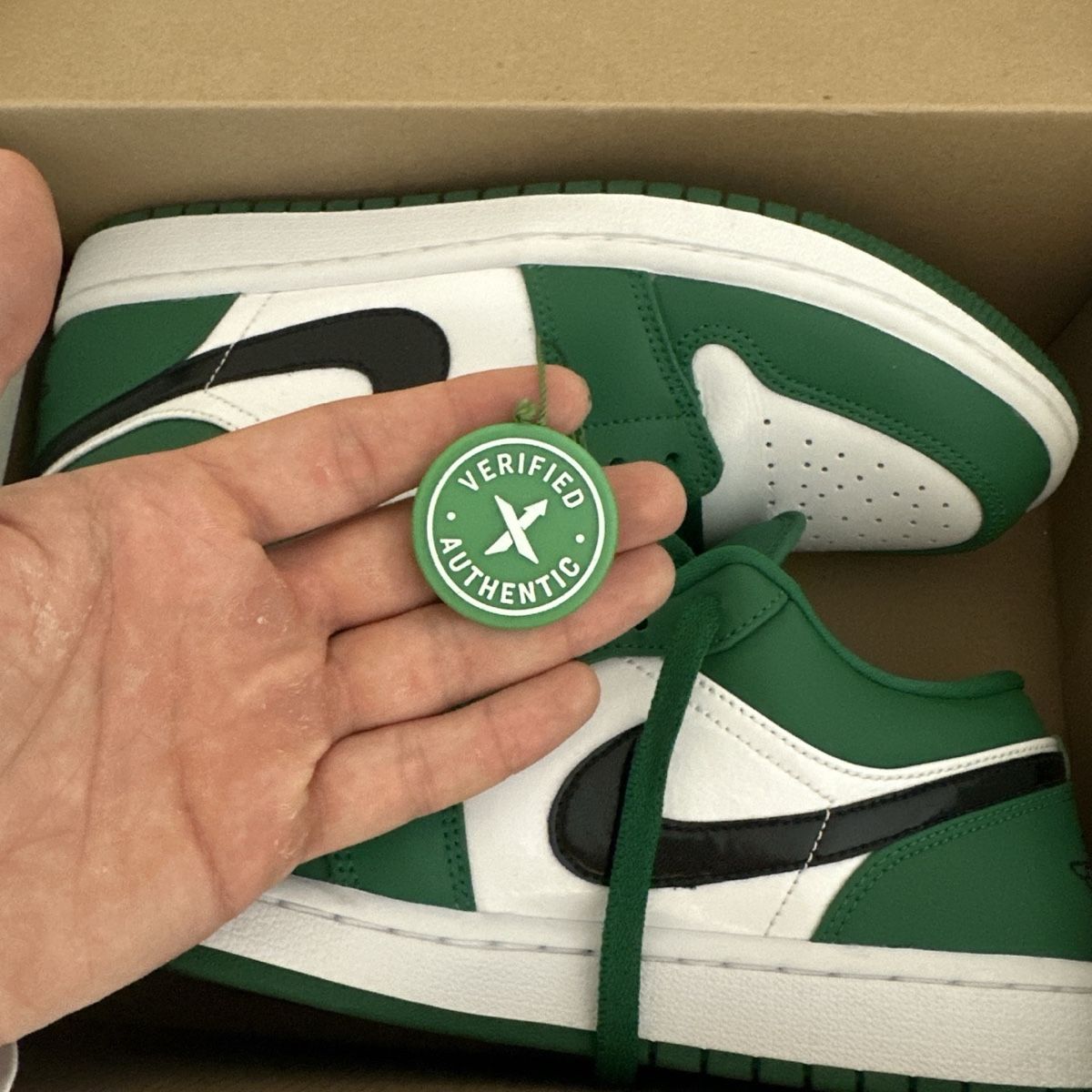 Chaussures hommes: Jordan 1 Low Pine Green – D'occasion à Brugg AG par fat_p62f 1