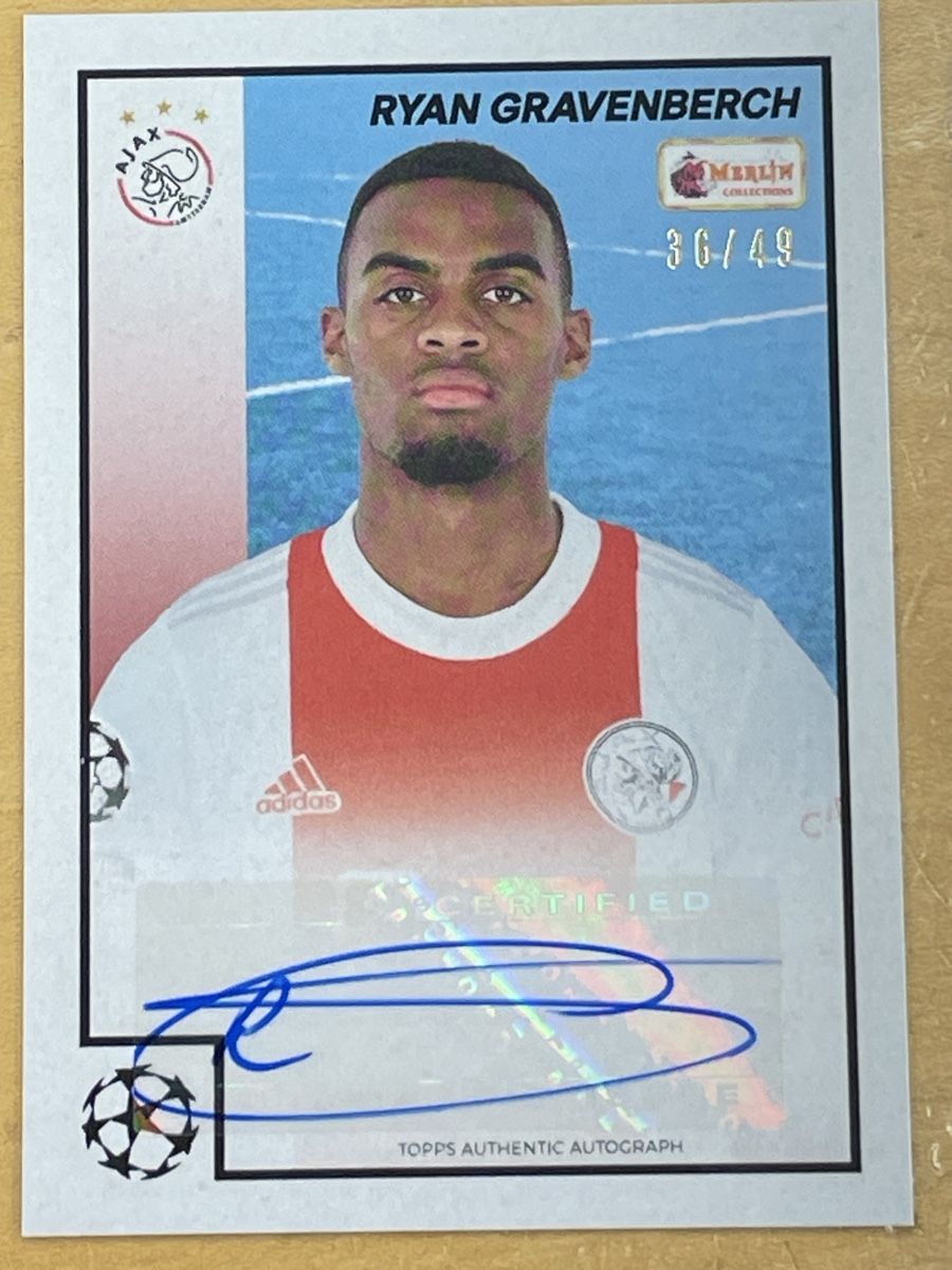 Topps Carte collezionabili: Topps Ajax Lot Gravenberch Auto Antony – Usato da Nürensdorf venduto da Mulderi9 3