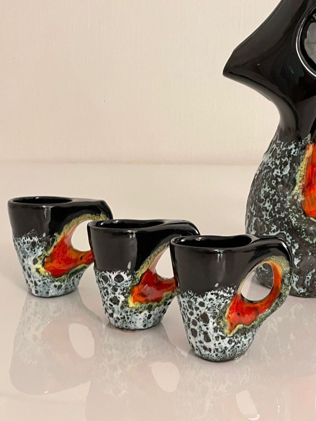 Tazze: Vallauris service a café design 6 tasses – Usato da Nyon venduto da stylevintage79 4