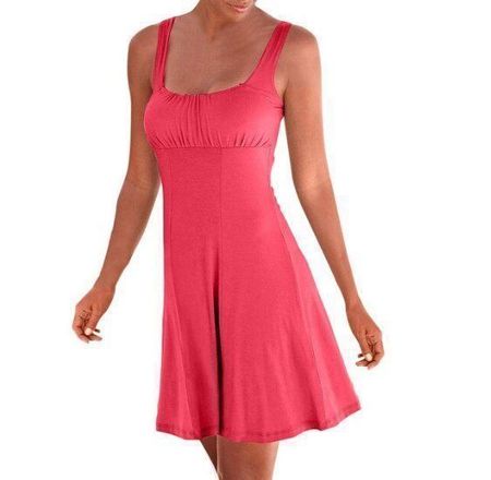 NEUES lässiges Sommer Kleid orange Gr. XS - 202902