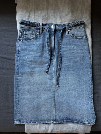 Arket Denim Skirt Size 36