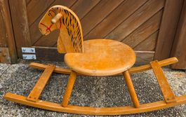 Cheval à bascule en Bois Vintage - Wisa Gloria